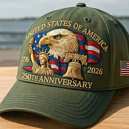 🔥 Amerikai Egyesült Államok 250. évfordulója baseball sapka 🎁✨